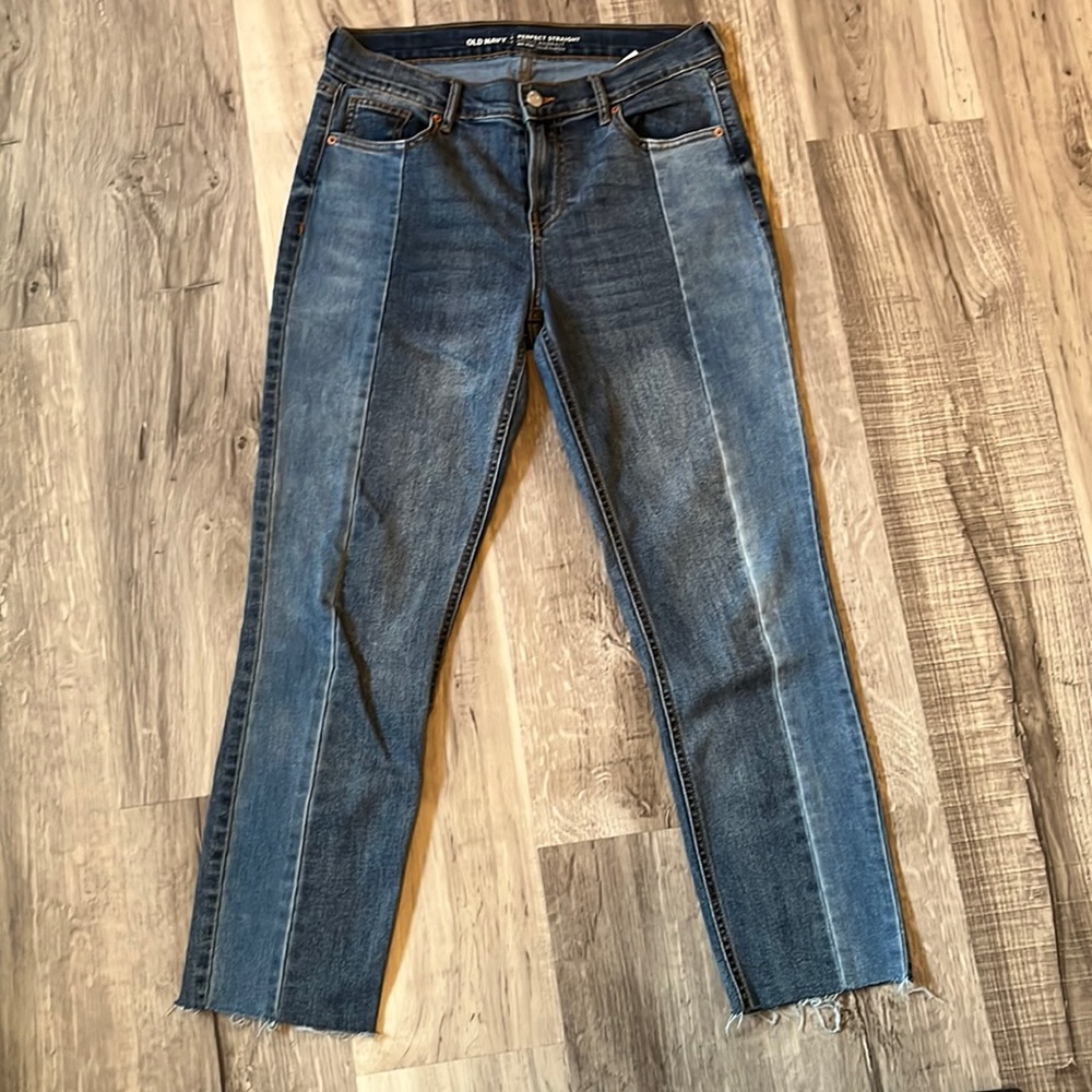 Dual tone jeans